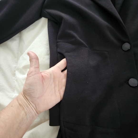 Lotus Eaters Jacket Black Size Large Travel with  Pockets - Picture 4 of 8